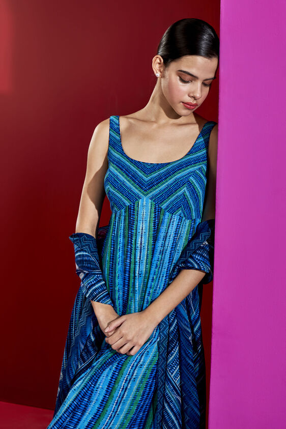 Kimisha Kurta Set, Blue, image 3