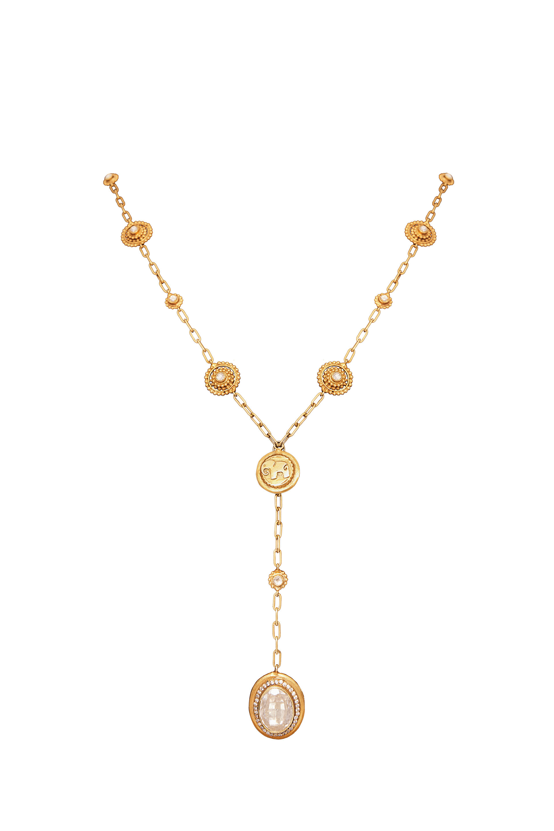 The Haathi Icon Drop Necklace