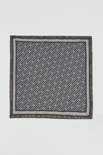 Anay Pocket Square, Emerald, image 1