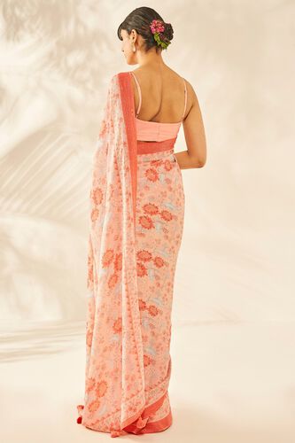 3 - Ojal Saree - Pink, image 3