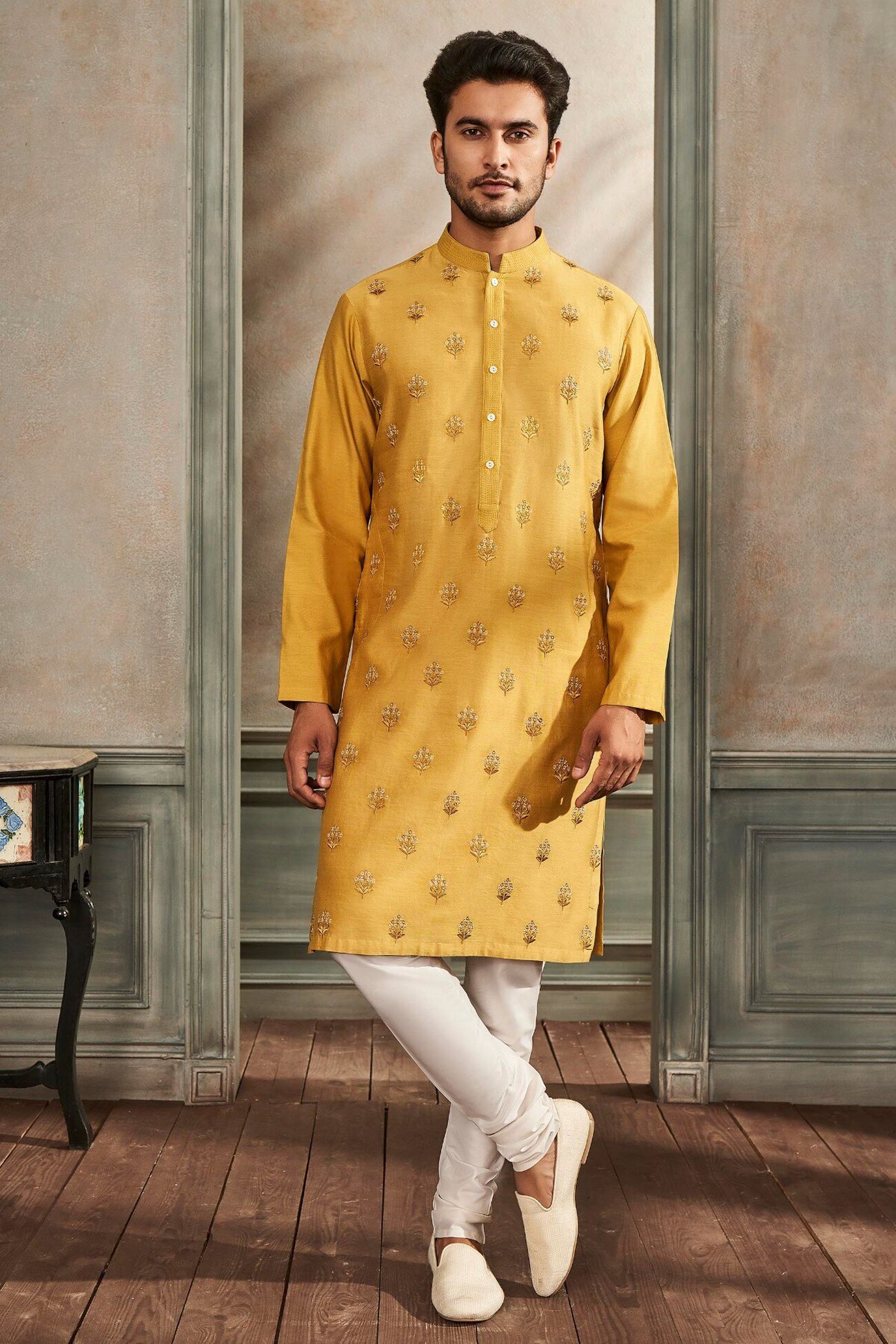 2 - Baaz Kurta – Mustard, image 2