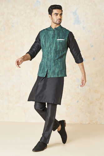 Adhrit Nehru Jacket, Green, image 4