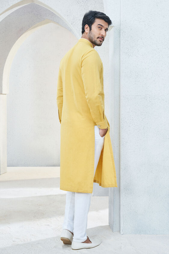 Faris Kurta, Mustard, image 3
