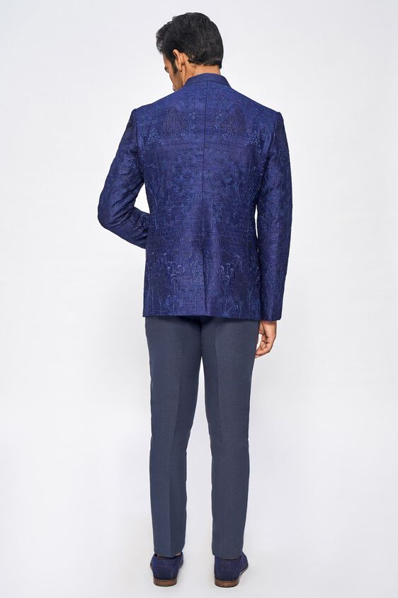 3 - Hanzal Bandhgala – Navy Blue, image 3