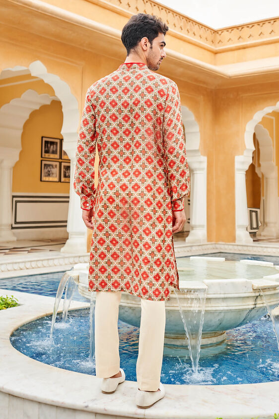 Hunar Kurta - Beige, Beige, image 2