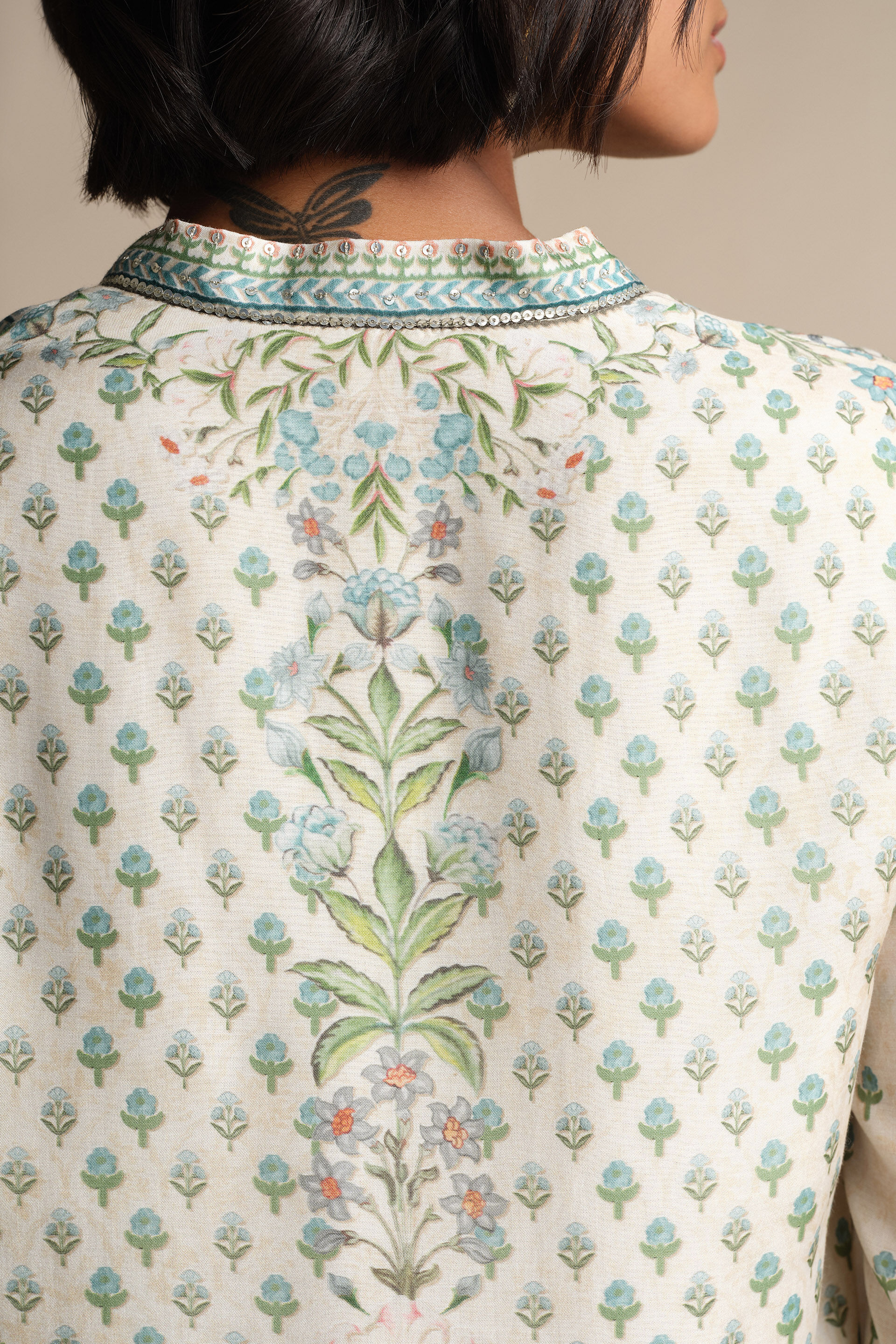 Ilaria Kurta Set - Ivory, Ivory, image 7