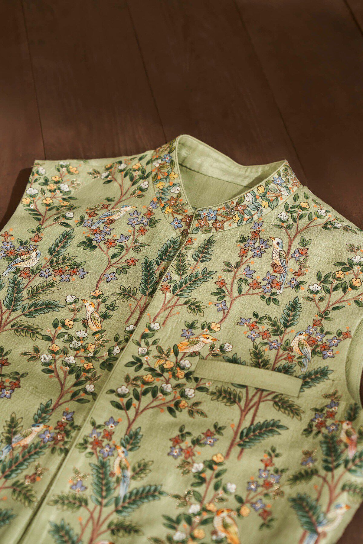 Chhay Bandi- Sage Green, Sage Green, image 6