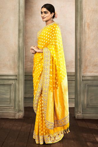 2 - Rahini Saree Set – Yellow, image 2