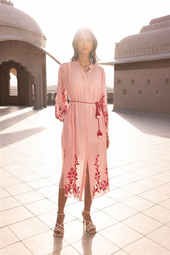 1 - Rose Dress  - Red, image 1
