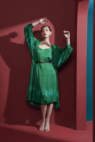 Elektra Dress - Green, Green, image 2