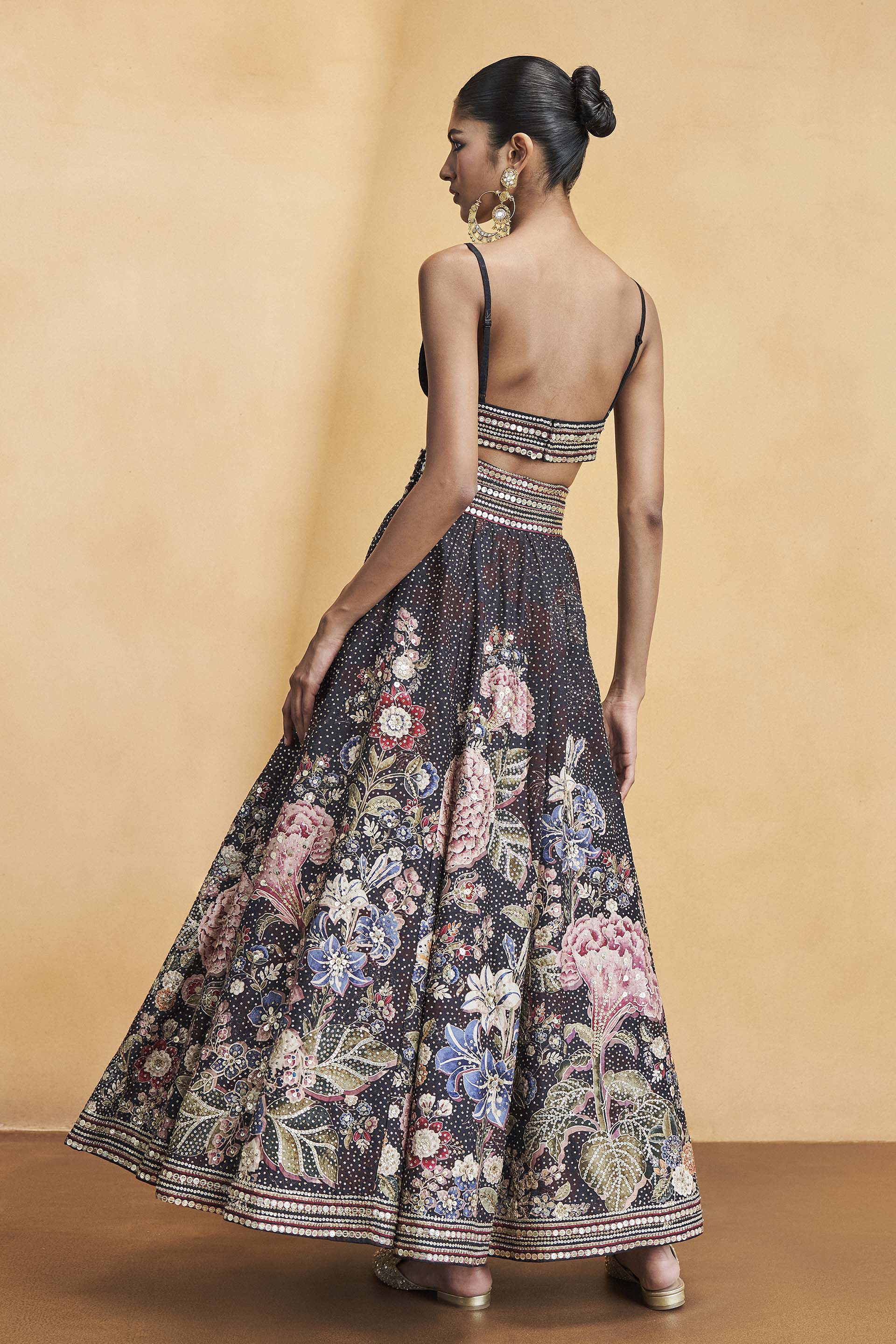 Life Of The Nightforest Skirt Set - Black