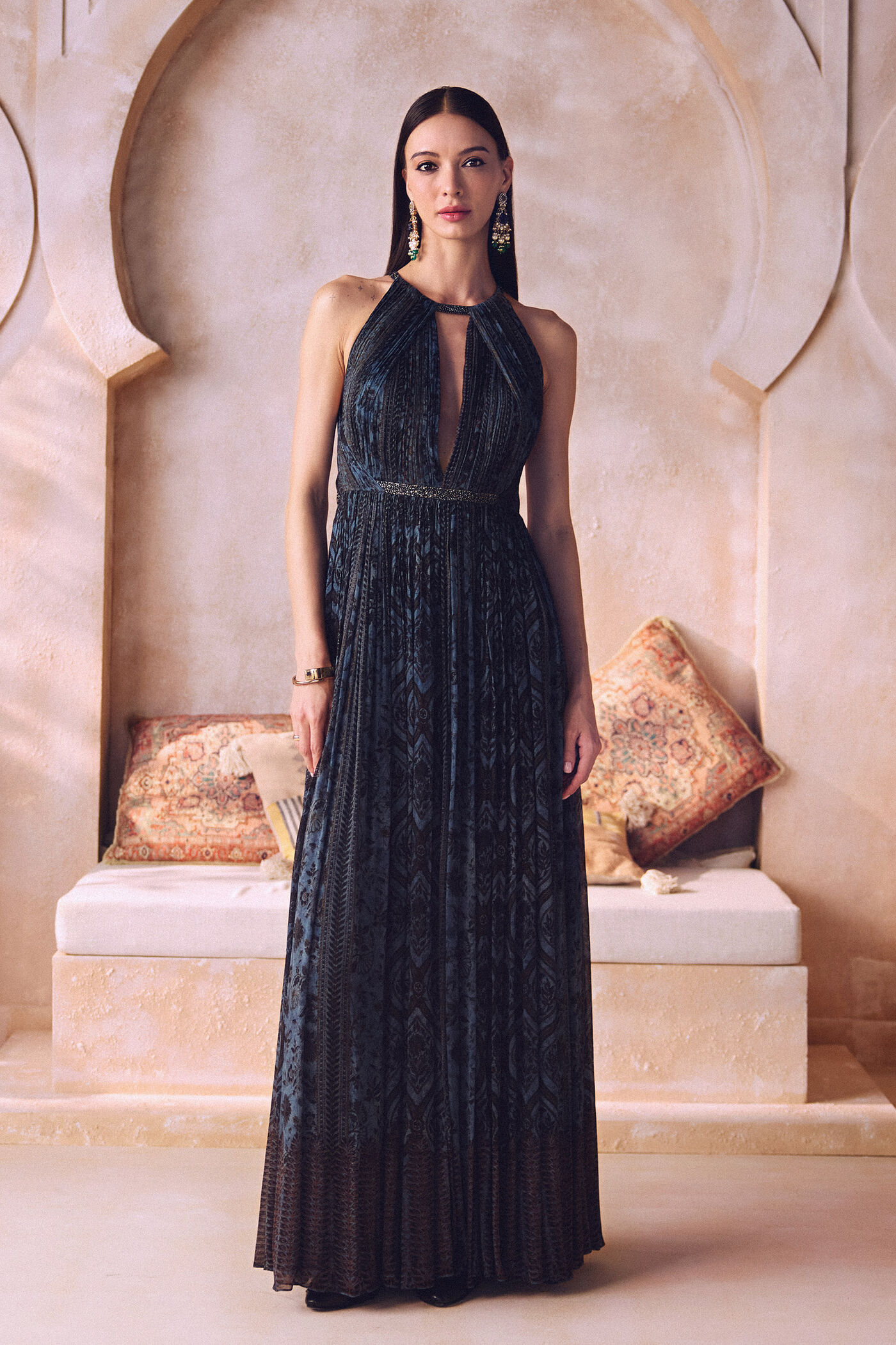 Malayha Gown - Blue