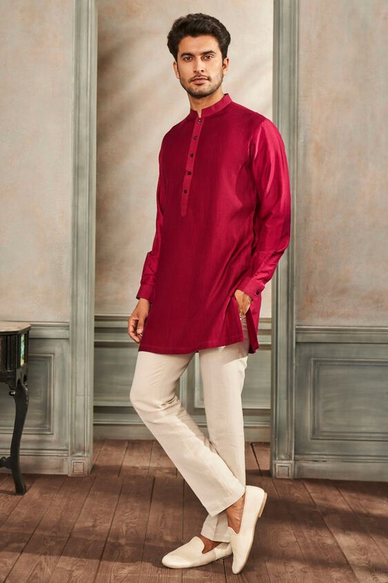 2 - Maanvir Kurta​ - Pink, image 2