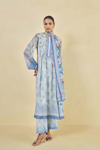 Dayflower Suit Set, Blue, image 1