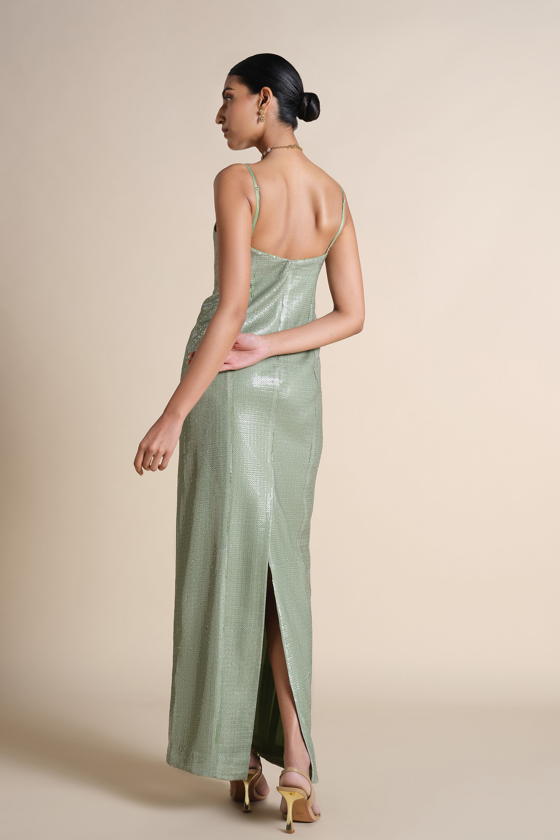 The Liveforest Embroidered Jacket Set - Sage, Sage, image 13