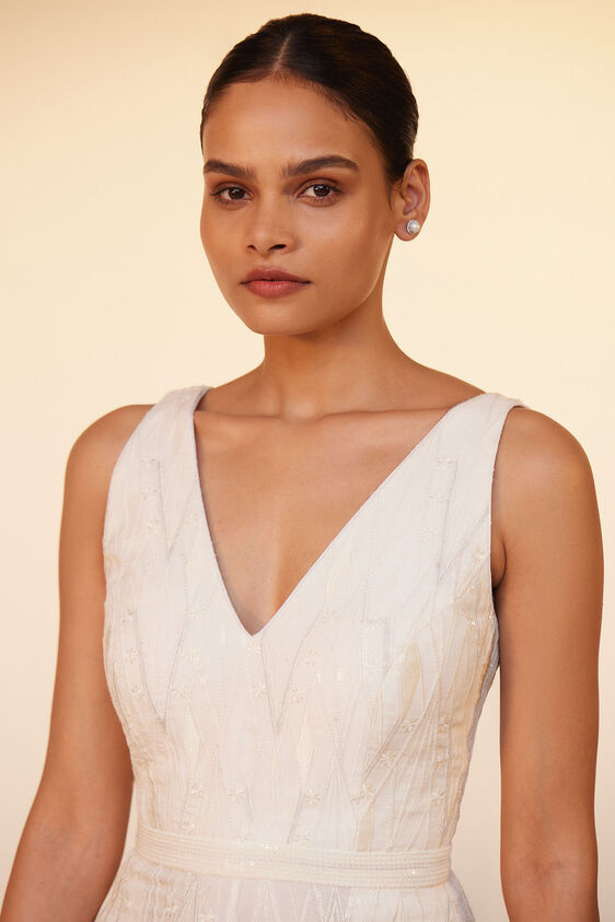 Fayruz Jumpsuit - Ivory, Ivory, image 4