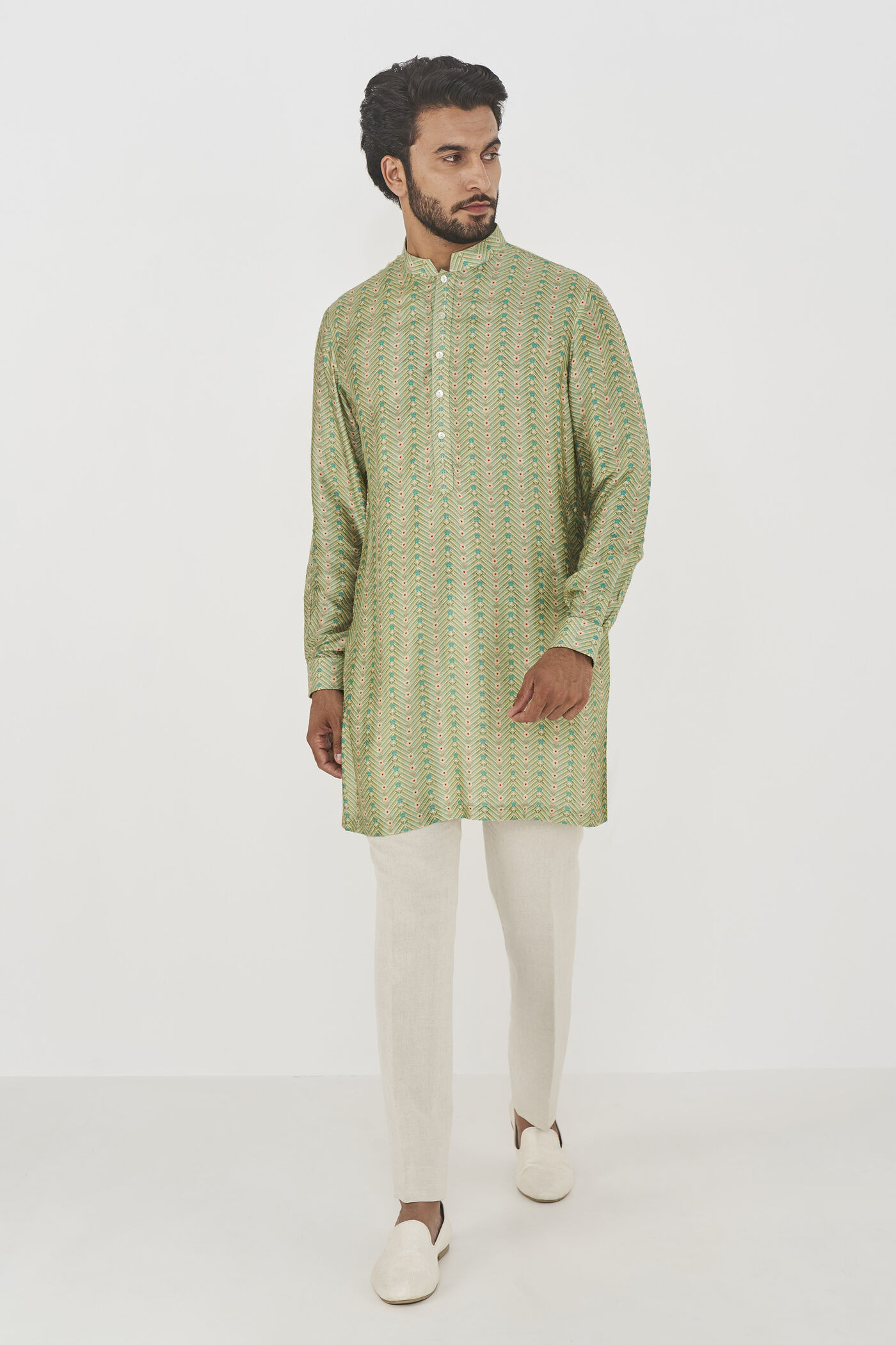 Gihan Kurta - Sage Green