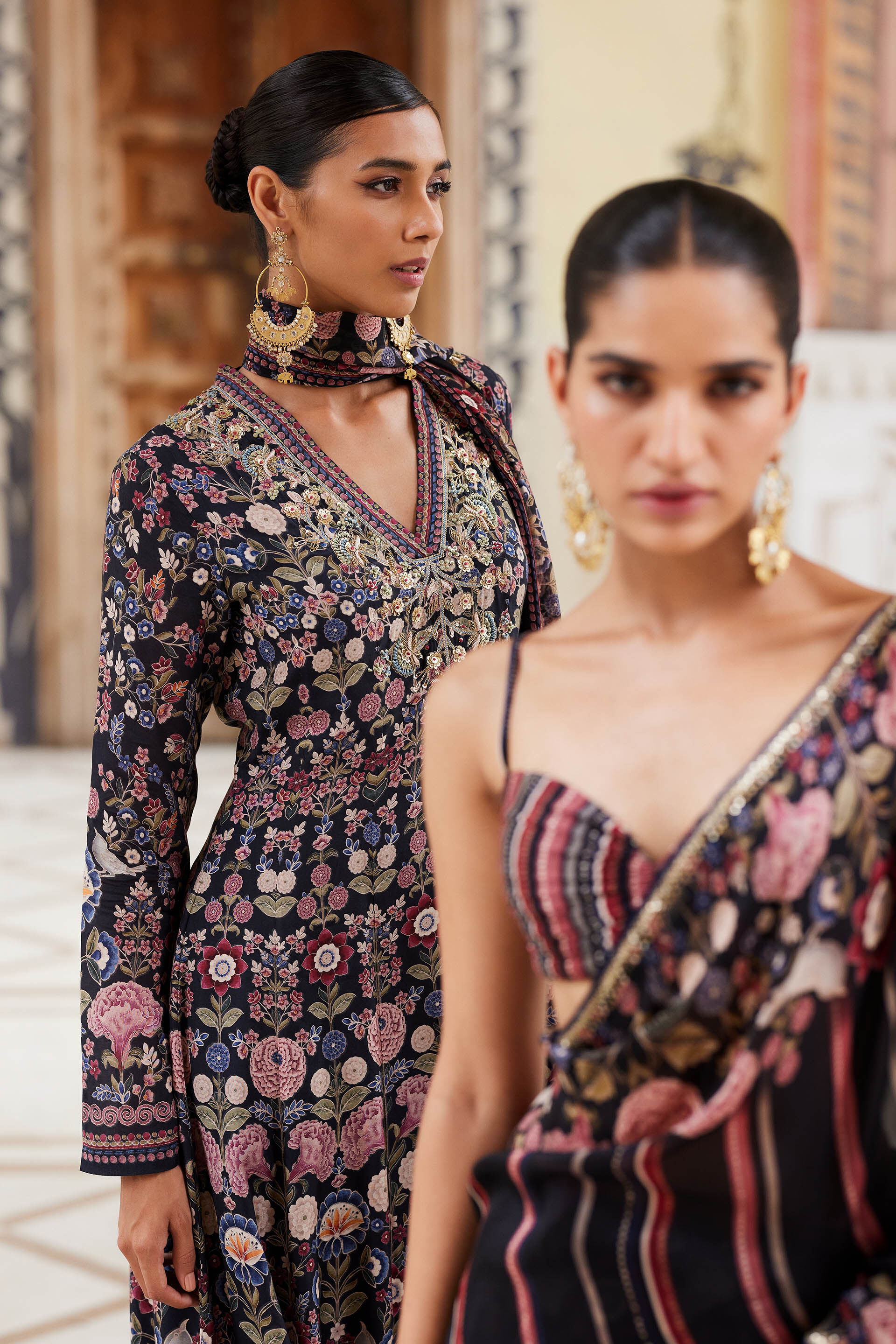 Ezha Saree - Black, Black, image 4