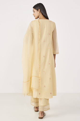 Suditi Kurta Set, Beige, image 3