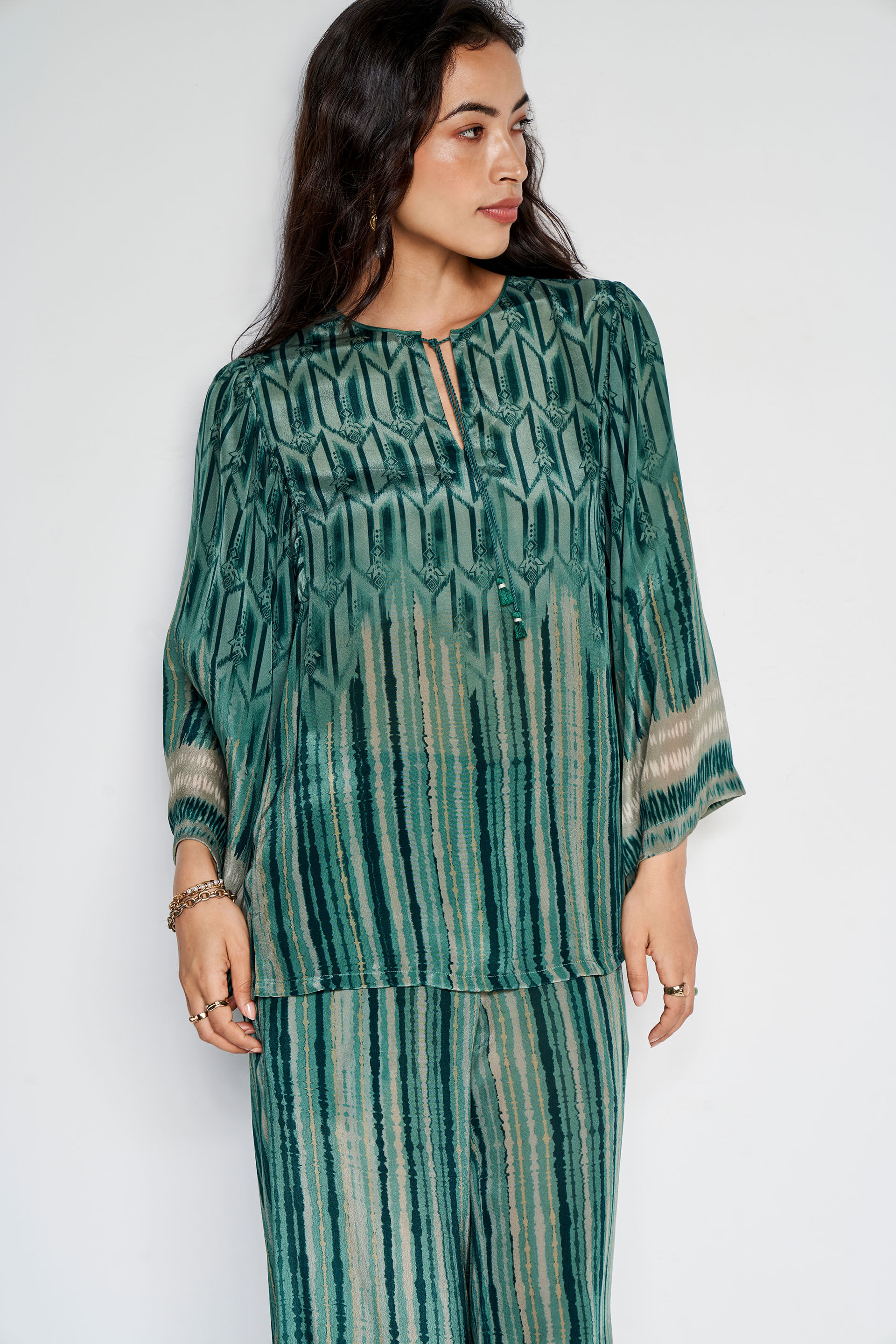 Buy Paola Coord Set - Green from Anita Dongre's Co-Ord-Sets for Women.