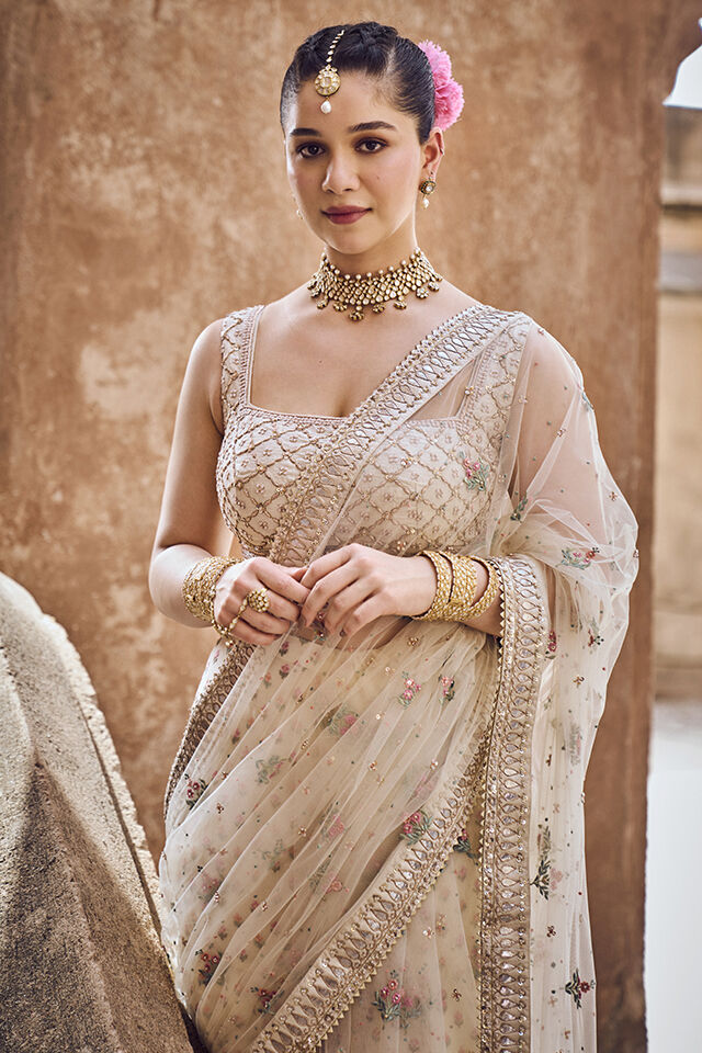 Pariza Gharara Set Cream