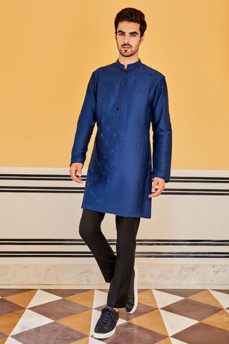 Tavish Kurta - Navy, Navy, image 1