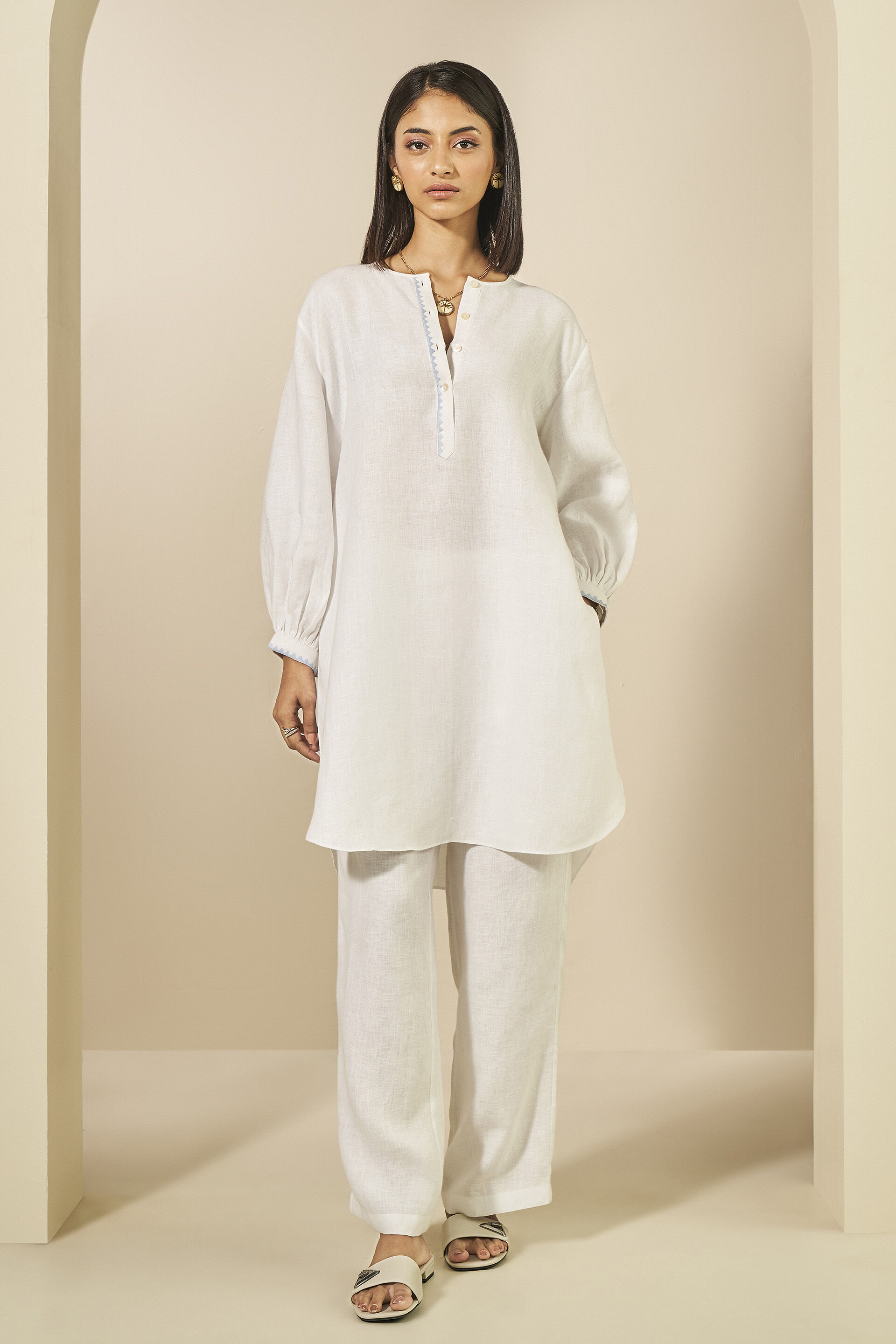 Whirl Hemp Coord - White, White, image 1