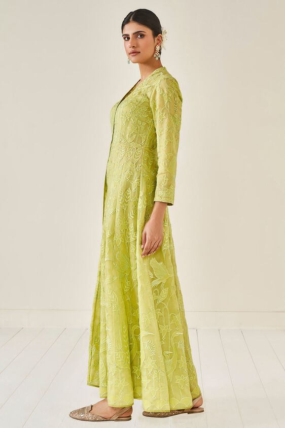 2 - Birds of Paradise Jacket Set  - Lime, image 2