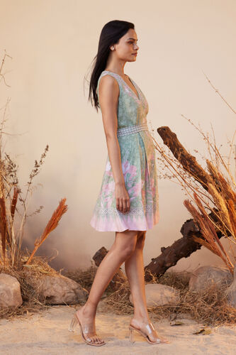Floriana Dress, Sage, image 2