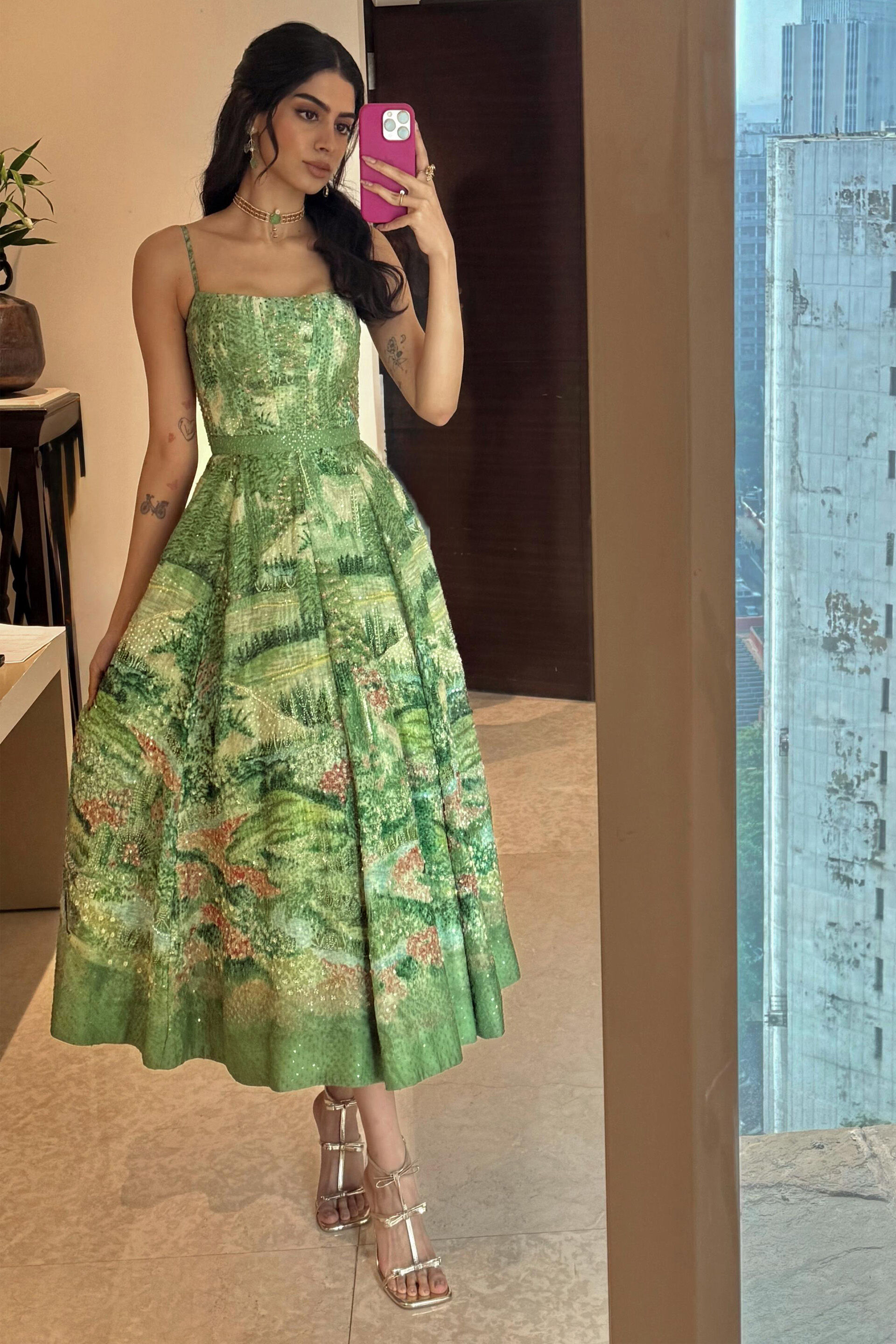 ワンピース jnhearts Tack dress/Blue Green 36 ワンピース jnhearts Tack dress/Blue Green 36 ワンピース jnhearts