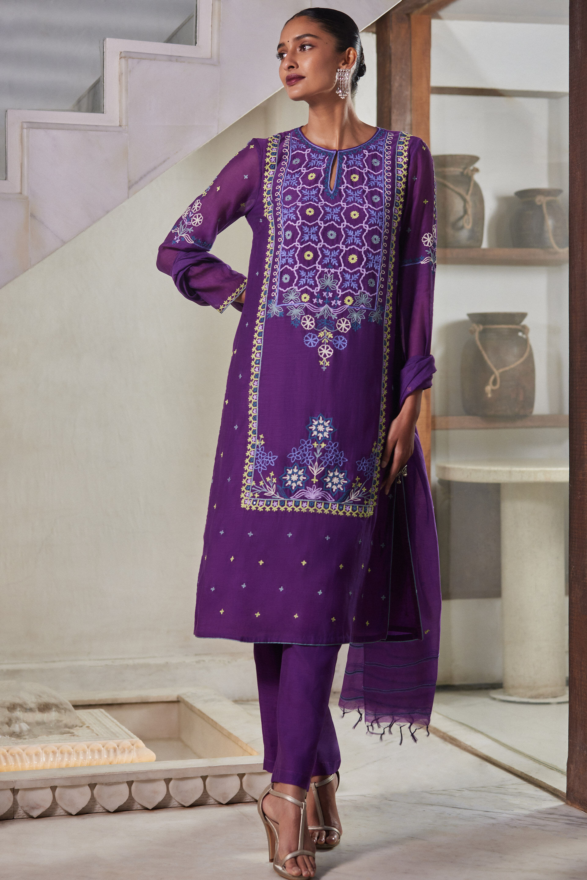 Beautiful Lavender colour Punjabi suit design Ideas 2023 | Light Purple  Colour Combination - YouTube