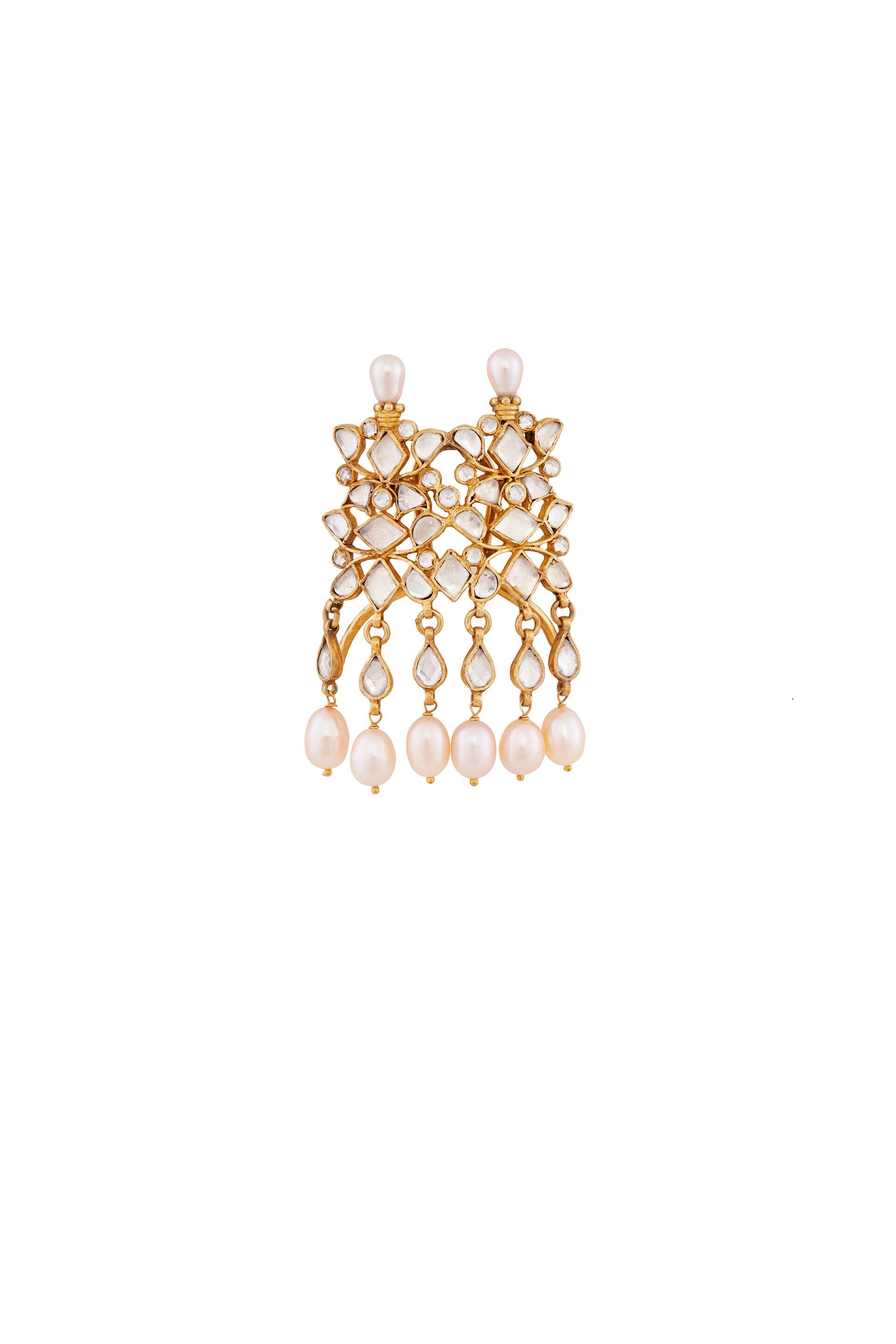 1 - Crystal Hair Broach, image 1