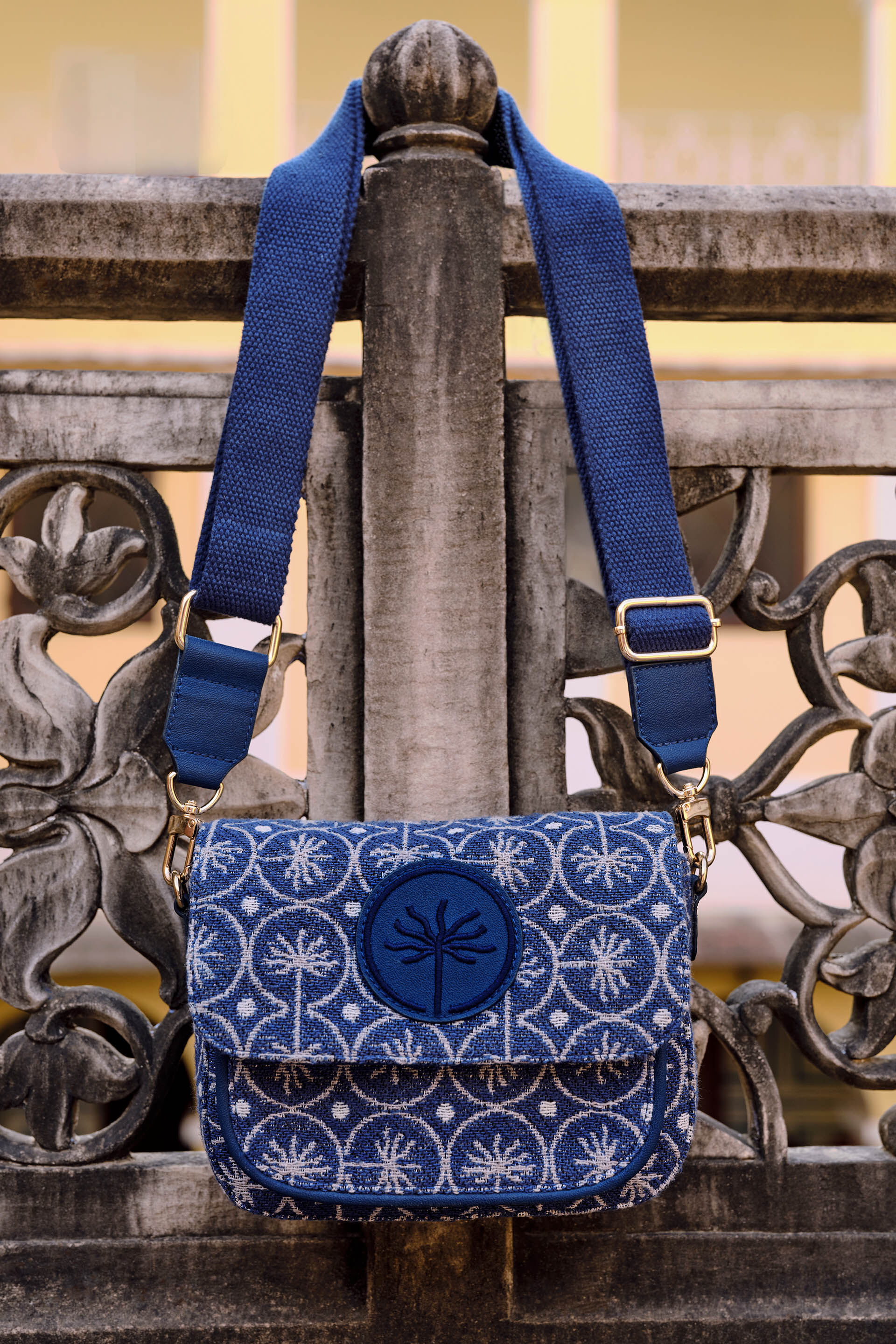 Root Core Crossbody Bag- Blue, Blue, image 4