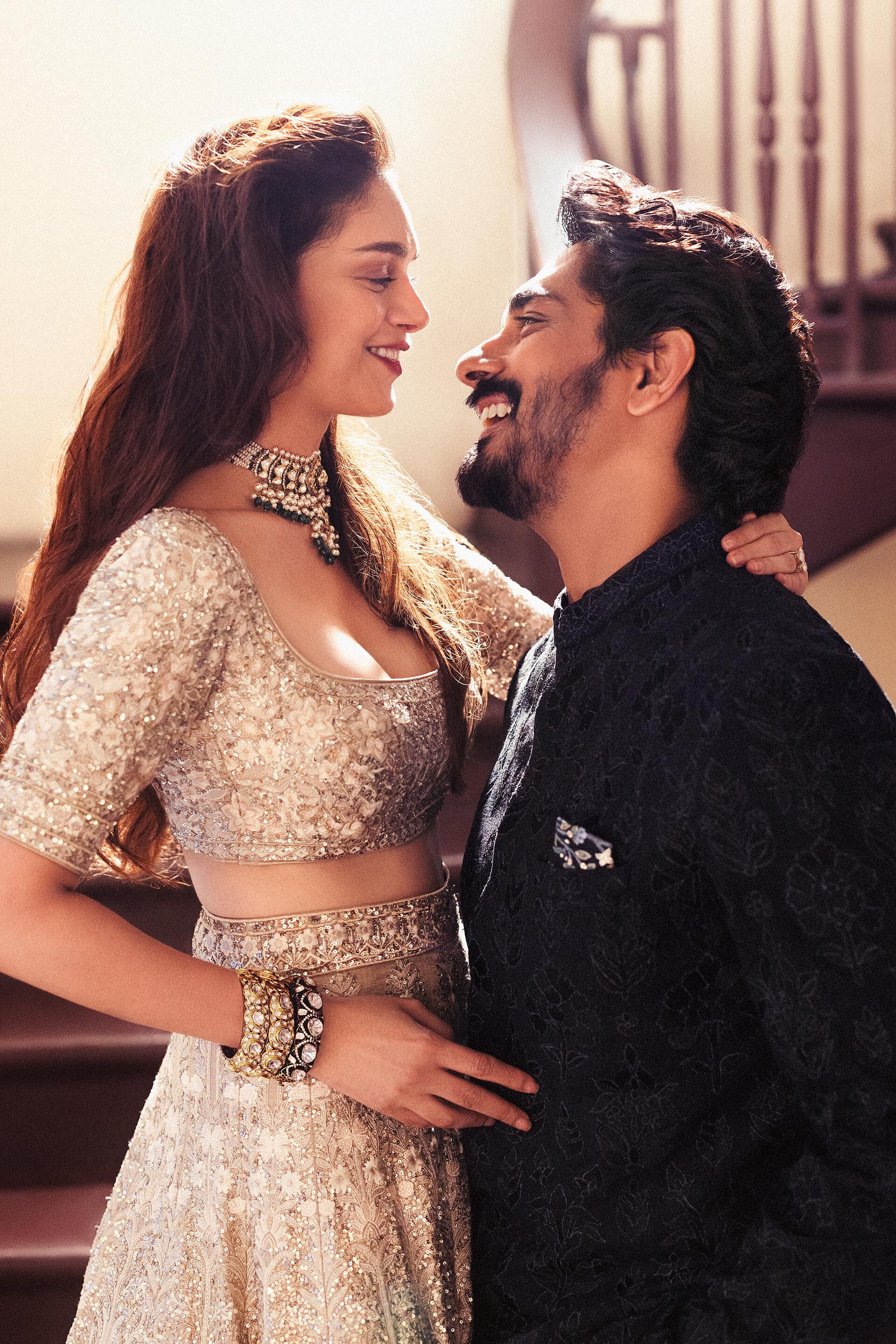 Arisa Embroidered Silk Lehenga Set - Gold, , image 2