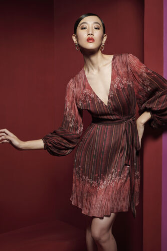 Kendra Dress - Red, Red, image 1