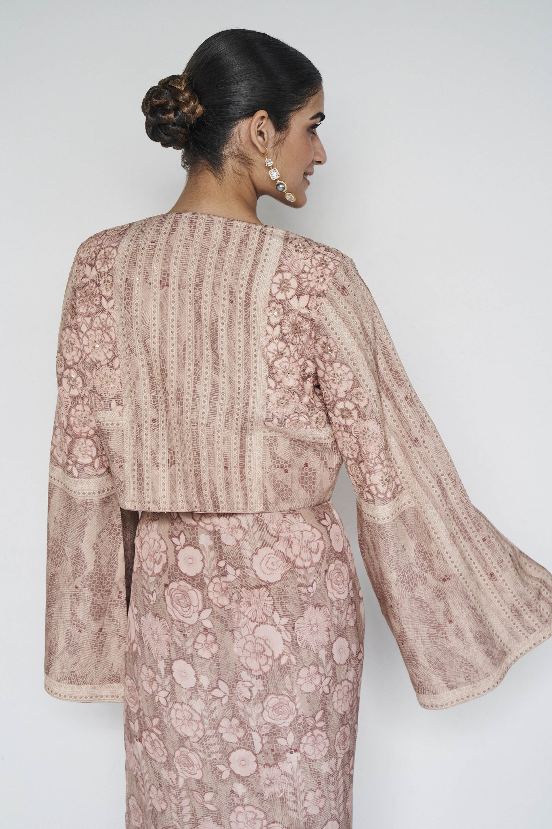 Buy Azita Skirt Set - Hazelnut from Anita Dongre's Co-Ord