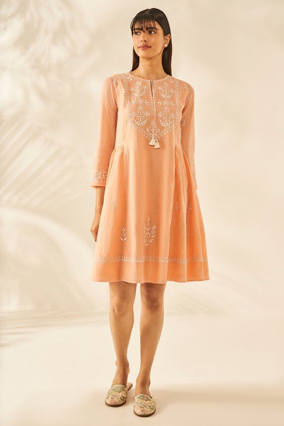 2 - Izna Dress – Peach, image 2