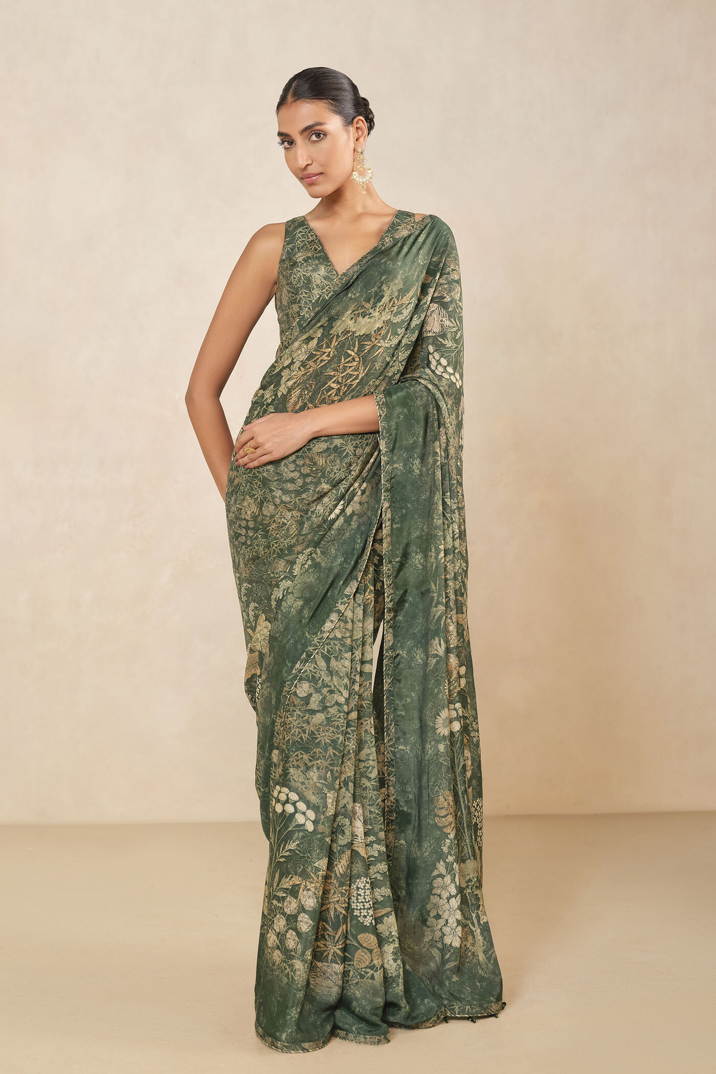 Aven Saree - Green