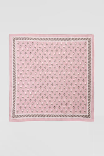 Baruni Pocket Square - Pink, Pink, image 1