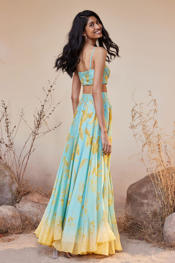 Sama Skirt Set - Aqua, Aqua, image 8