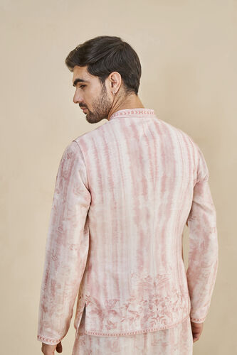 Mrig Nehru Jacket - Peach, Peach, image 5