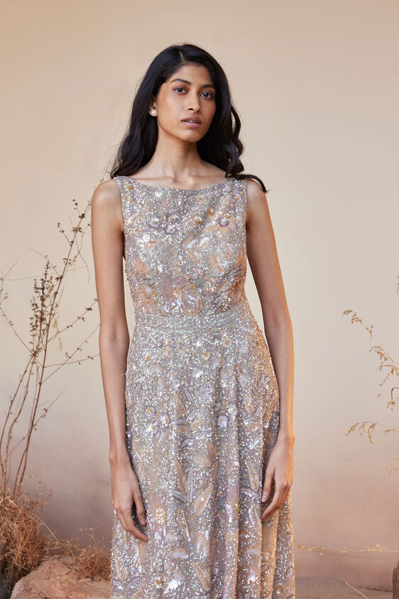Solaris Gown - Gold, Gold, image 4