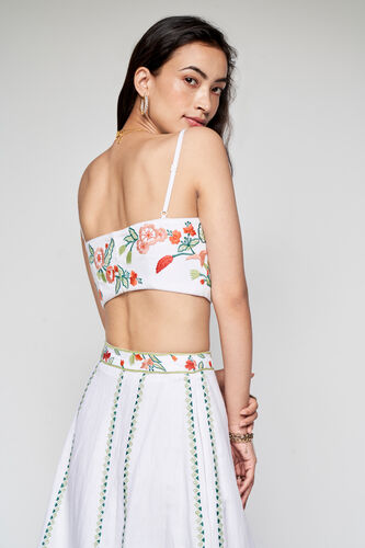 Blossom Skirt Set - White, White, image 6