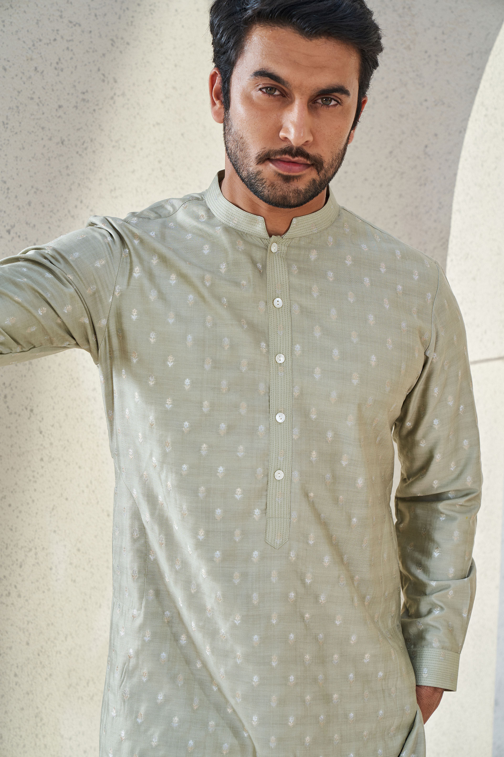 Alman Kurta - Sage, Sage, image 5