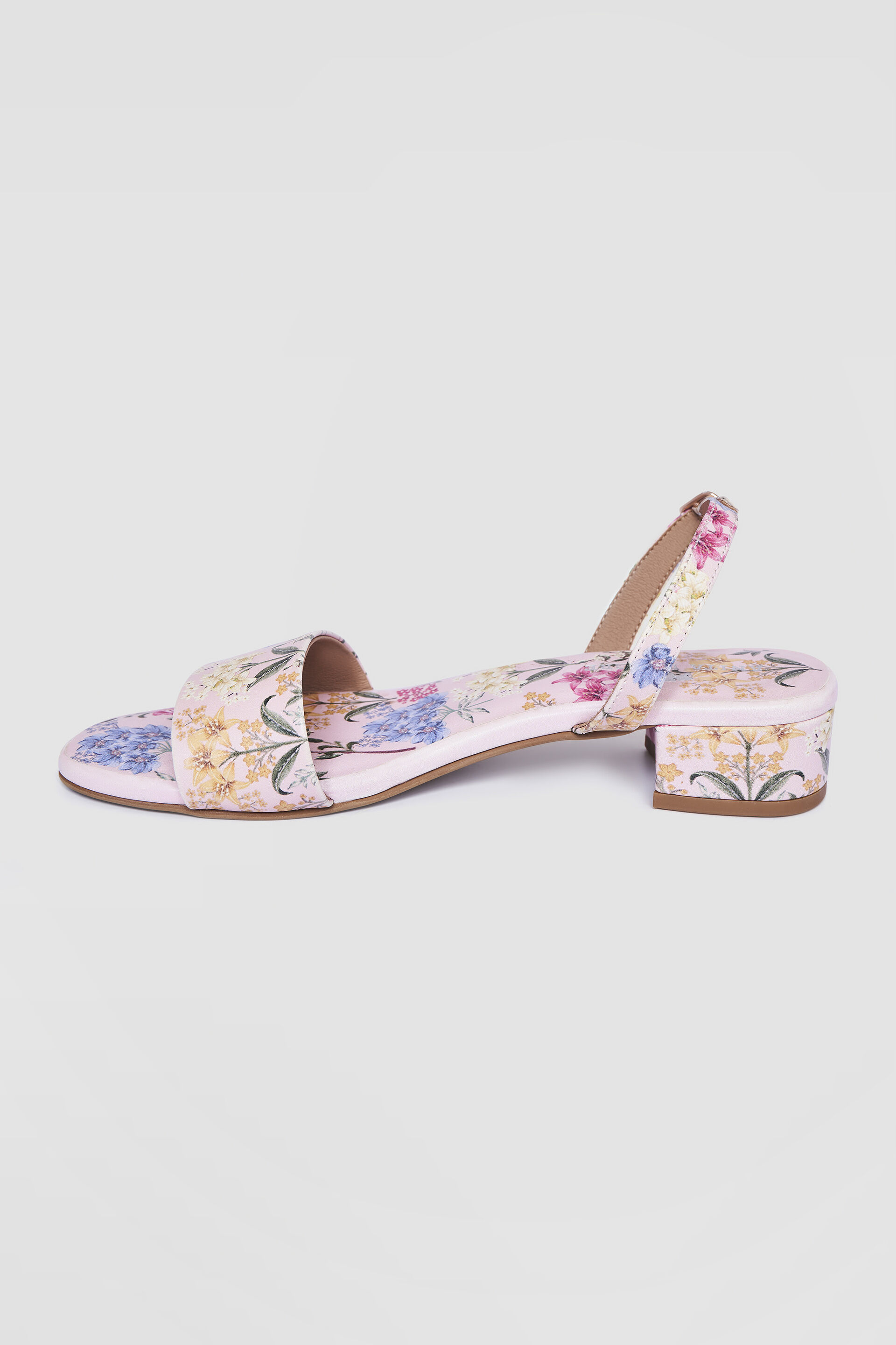 Summerbloom Sling Back Sliders - Blush, Blush, image 2