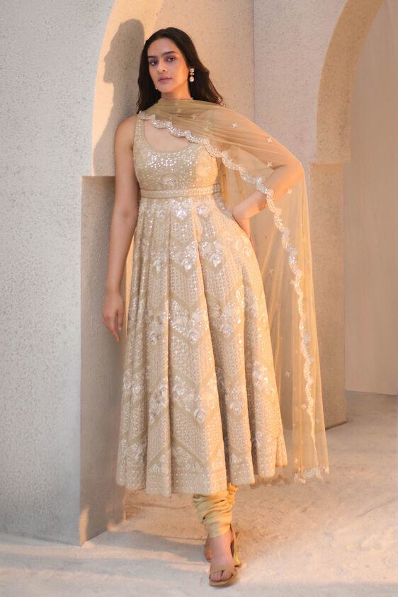 Pranayi Suit Set - Nude, Nude, image 1