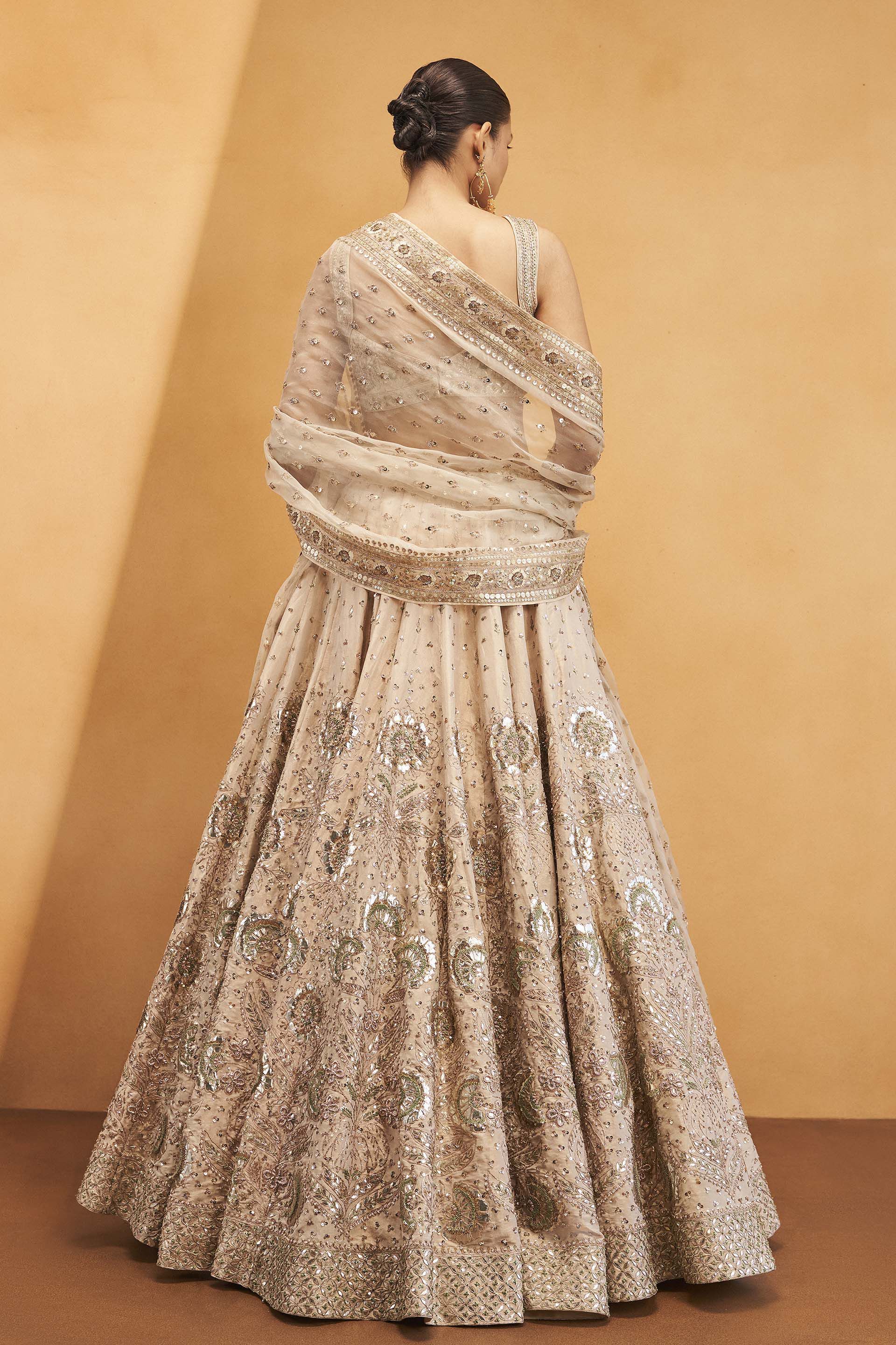 Sitara Gota Patti & Zardozi Lehenga - Gold, Gold, image 2