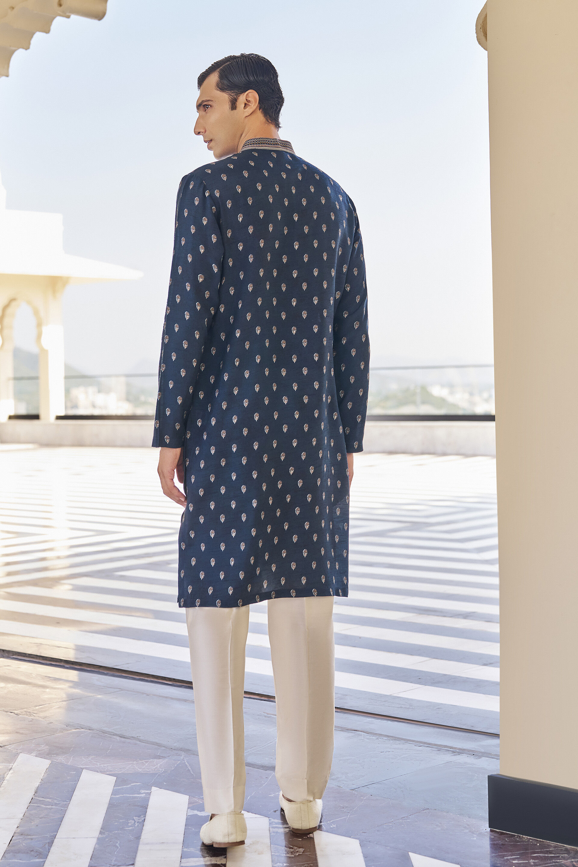 Ayan Indigo Kurta