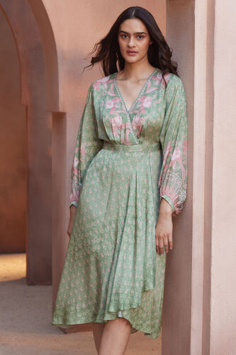 Floriana Tunic Dress, Sage, image 4