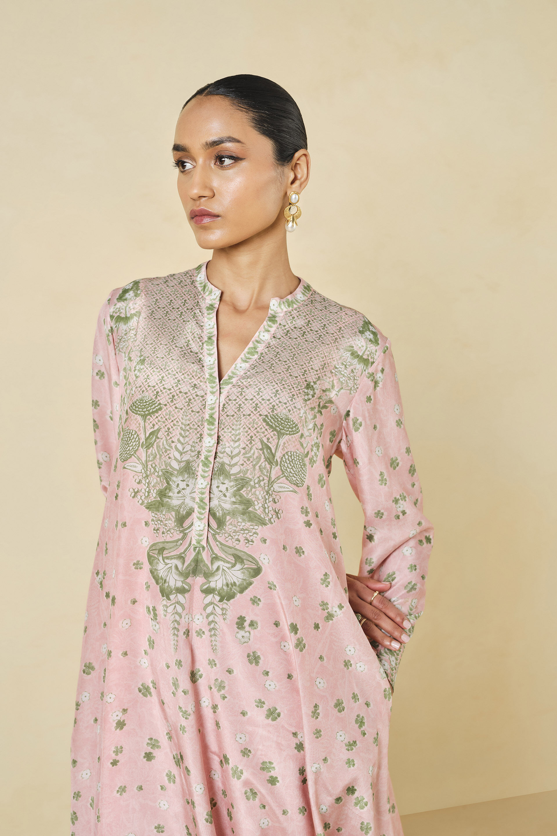 Daystar Printed Dress - Blush, Blush, image 4